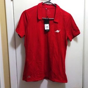 Adidas Red Polo style shirts